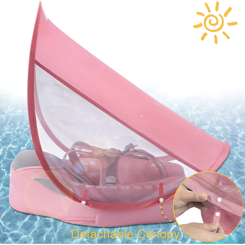 Flotteur de Natation Mambo pour Bébé - Flamant rose